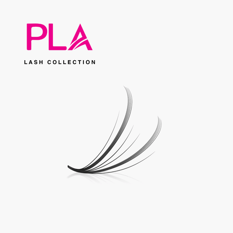 PLA | 6D Double Spike | 0.03mm | 500 Premade Lash Fans