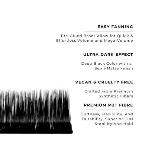 strip of instant bloom 0.05mm lashes with features
