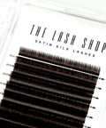 chocoolate satin silk 0.15mm lash tray