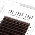 chocolate satin silk 0.07mm lash tray