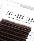 chocolate satin silk 0.07mm lash tray