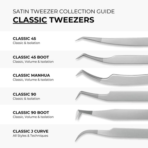 Manhua Curve Tweezer