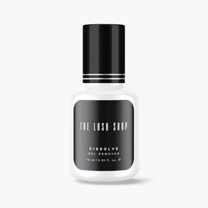 bottle of dissolve gel remover