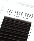 espresso satin silk 0.12mm lash tray