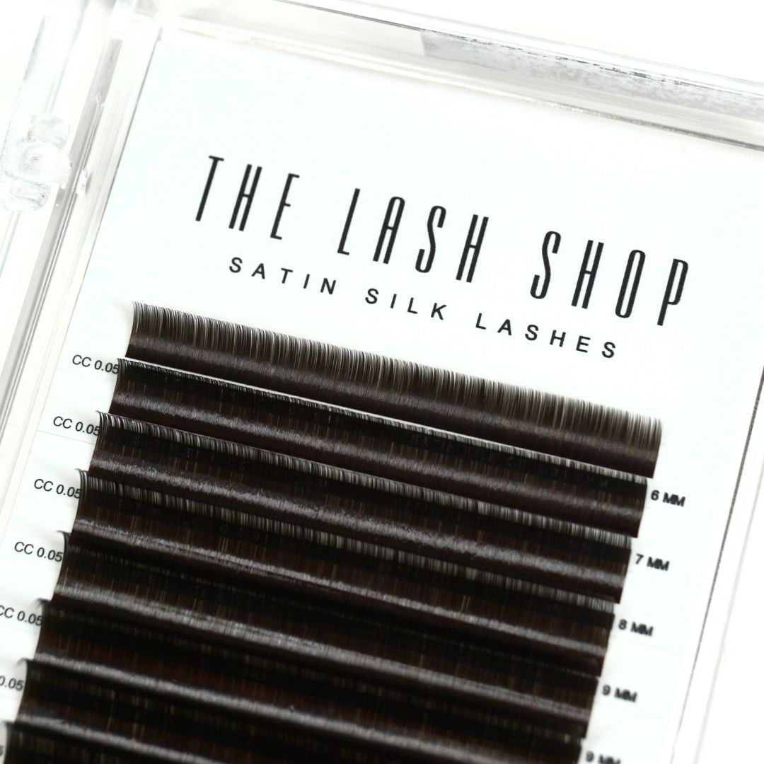 espresso satin silk 0.05mm lash tray