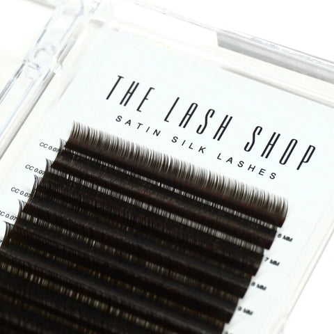 espresso satin silk 0.07mm lash tray