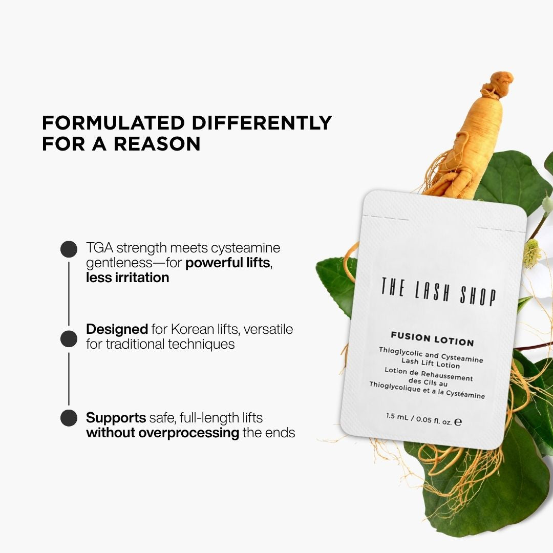 Fusion Korean Lash Lift Lotion – Cysteamine + TGA Formula – THE