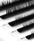 back view of a strip of mynk 0.15mm lashes