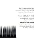 strip of mynk 0.18mm lashes with features