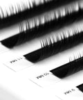 back view of a strip of mynk 0.18mm lashes