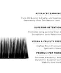 strip of mynk 0.05mm lashes with features