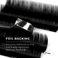 strip of mynk 0.05mm lashes showing foil backing
