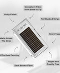 informational graphic on satin silk volume espresso lashes