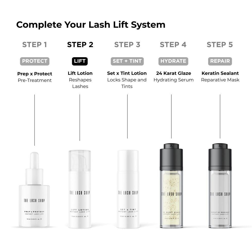 Lash Lift Lotion - Instant lash Lift & Tint System - THE LASH SHOP